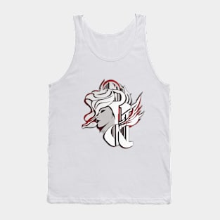 Mystical Angel Warrior Graphic Tee Design No. 644 Tank Top